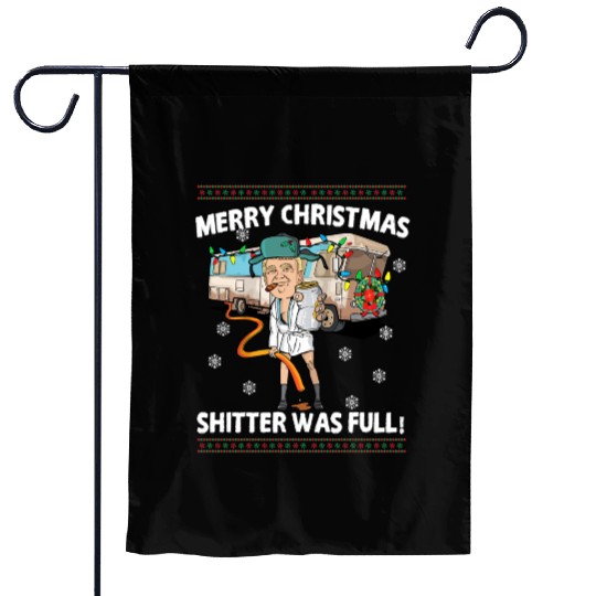 Donald Trump Cousin Eddie Christmas Garden Flags Shitte