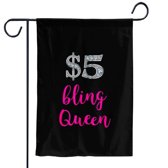 5 Bling Queen Jewelry Consultant Event Pop Up Sale Garden Flags