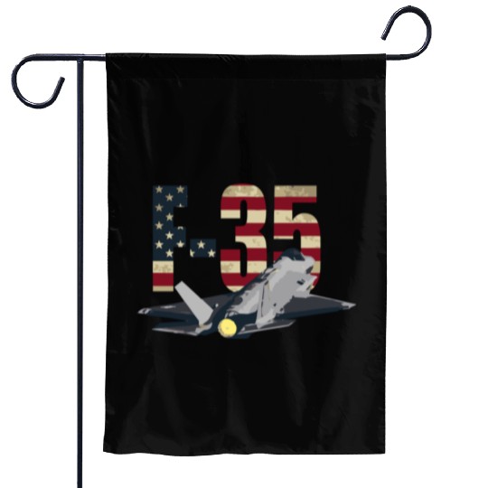 Airforce Veteran Us American Flag Garden Flags