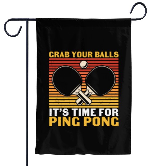 Ping Pong Lovers - Table Tennis - Ping Pong Saying Garden Flags