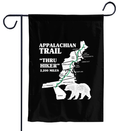 Thruh Hiker, Appalachian Trail - US Trail Garden Flags