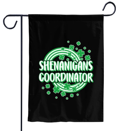 St. Patricks Day Garden Flags, Shenanigans Coordinator,