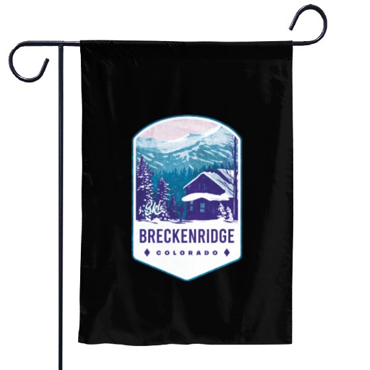 Breckenridge Colorado Ski Badge Garden Flags