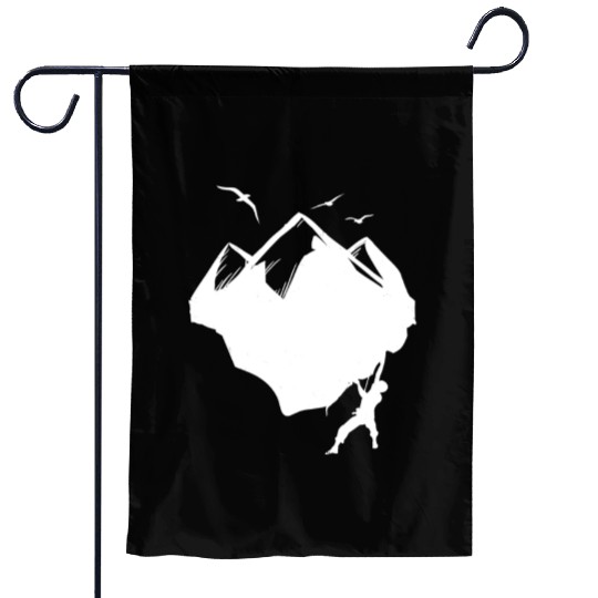Climbing Carabiner Bouldering Mountain Sports Garden Flags