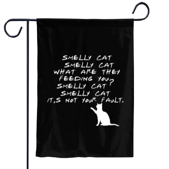 Smelly Cat Friends Tv Show Garden Flags