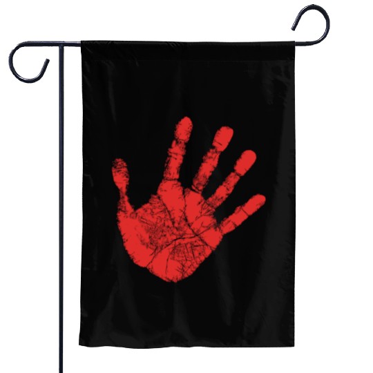 Red Hand - Supporter of MMIW Garden Flags