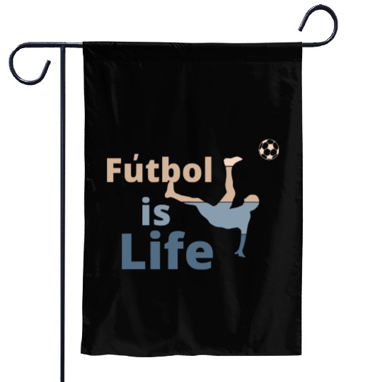 Football is life Garden Flags