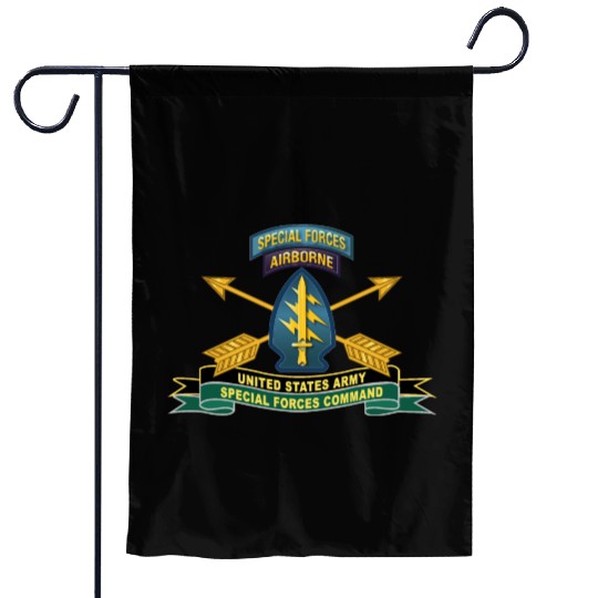 Army US Army Special Forces Command SSI Garden Flags