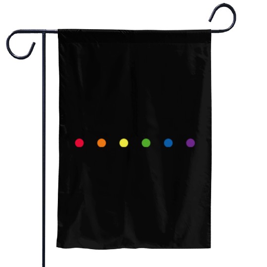 Gay Pride Rainbow Polka Dot - LGBT Polka Dot Day Garden Flags