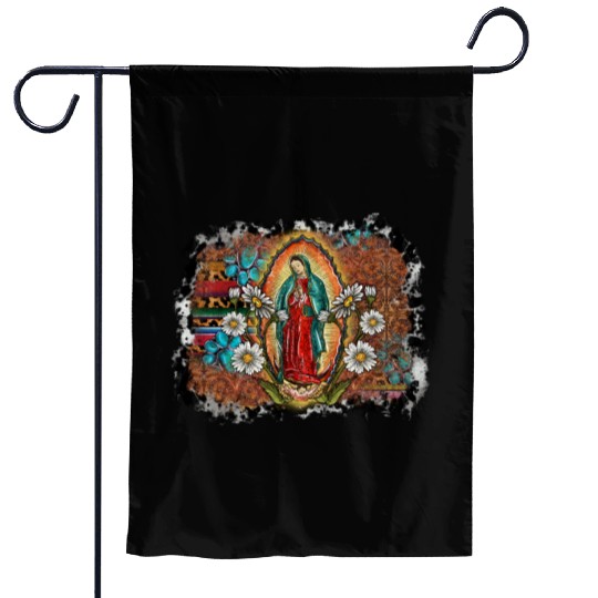 Virgin Mary Garden Flags