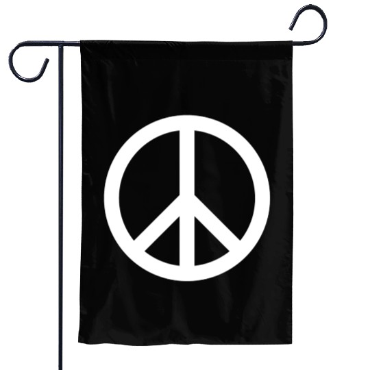 PEACE PEACE PEACE ON EARTH Garden Flags