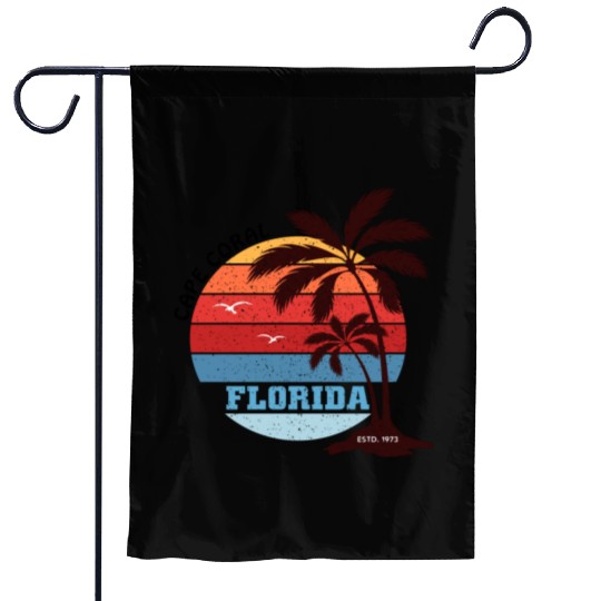 Cape Coral Est.1973 Vintage Florida summer Gift Garden Flags