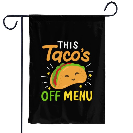 Taco Bachelorette Party wedding bride engaged Garden Flags