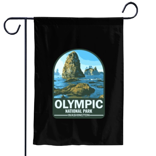 OLYMPIC national park Washington usa Garden Flags