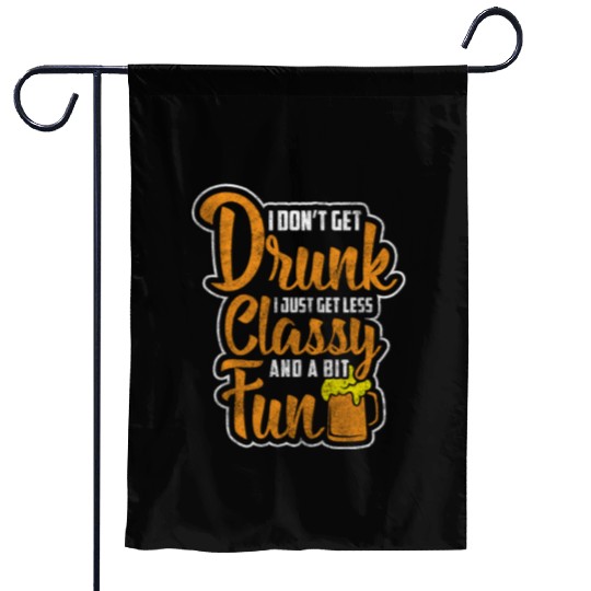 Partying Fun Vodka Bachelor Garden Flags