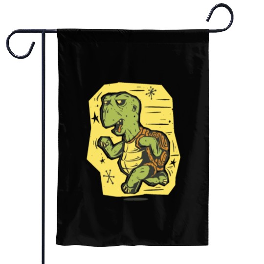 Funny Turtle Garden Flags