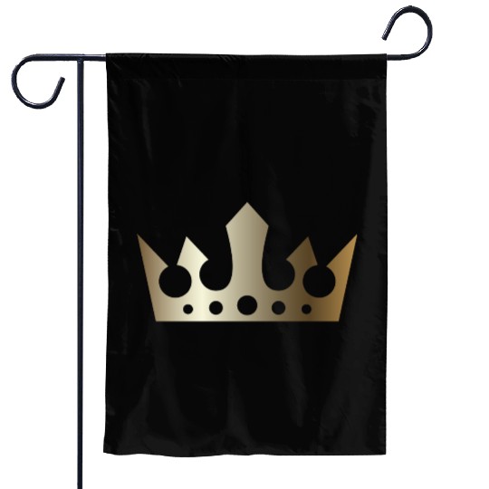 VIP golden crown king gold vector image monarch Garden Flags
