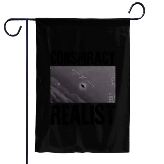 Conspiracy Realist I Want To Believe Believer Garden Flags