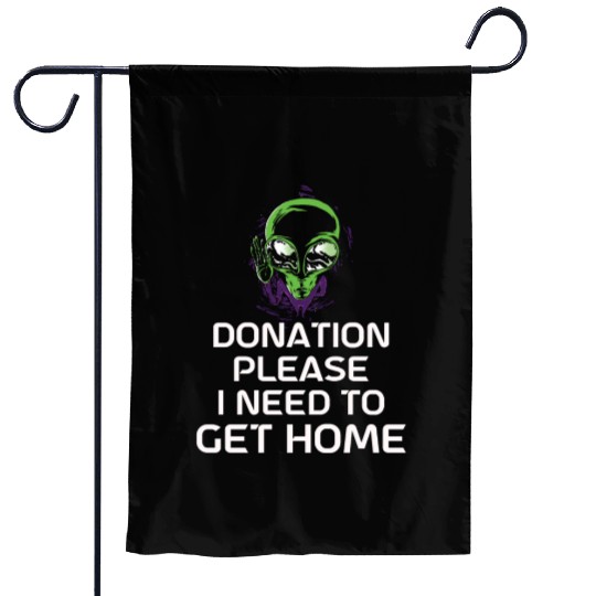 Alien Gift Extraterrestrial UFO AREA 51 Sci-fi Garden Flags