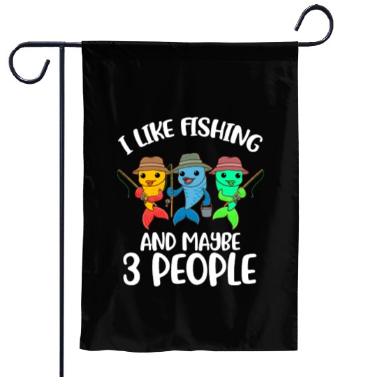 I Like Fishing Funny Fishing Gift Garden Flags