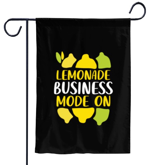 Lemonade Business Mode On Summer Fruit Lemon Garden Flags