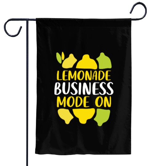 Lemonade Business Mode On Summer Fruit Lemon Garden Flags