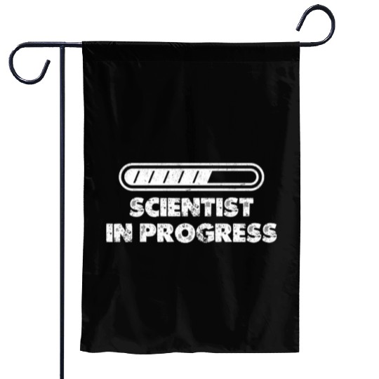 Scientist In Progress Chemistry Science Lovers Garden Flags