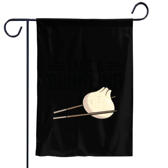 Dumpling Asian Food Chinese Food Fan Garden Flags