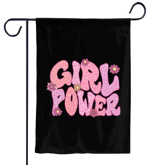 Girl Power sublimation Garden Flags