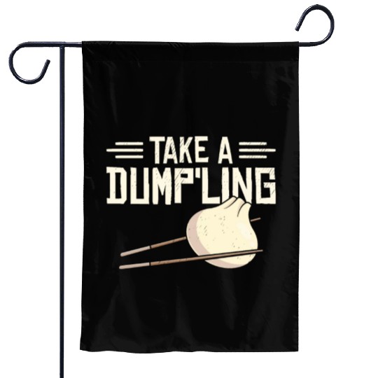 Dumpling Asian Food Chinese Food Fan Garden Flags