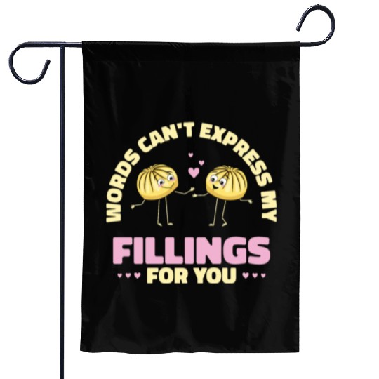 Dim Sums Filling Asian Food Chinese Food Fan Garden Flags