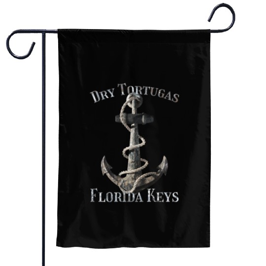 Dry Tortugas Florida Keys Vacation Nautical Anchor Garden Flags
