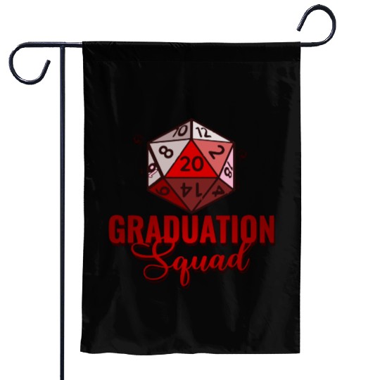 Graduation Squad College Friends School Grad T-Shi Garden Flags