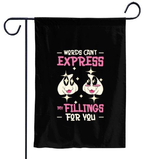 Dim Sums Filling Asian Food Chinese Food Fan Garden Flags