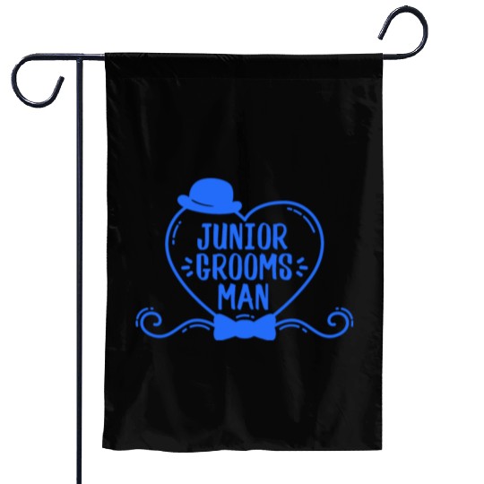 Junior Grooms Man Ring Bearer Wedding Gift Garden Flags