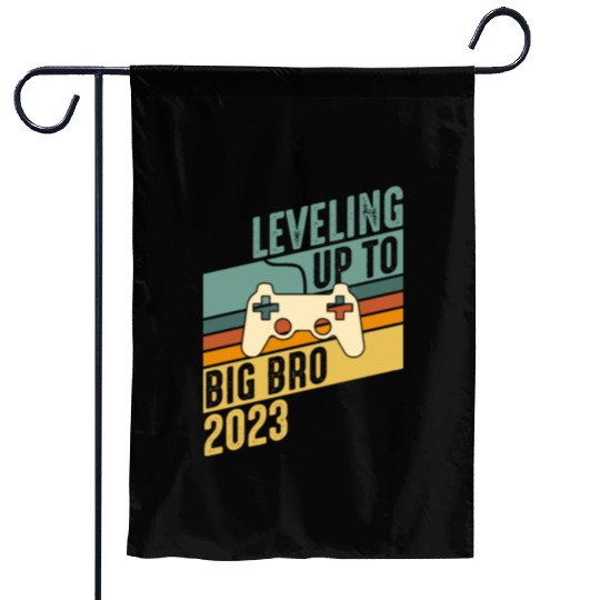Level up Big Brother 2023 Baby Gamer Boy Baby Garden Flags