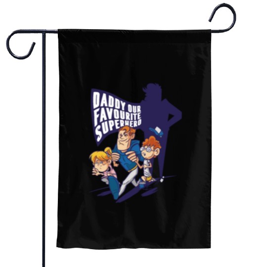 Funny Dad Design Garden Flags