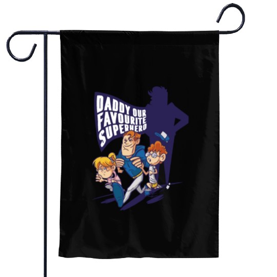 Funny Dad Design Garden Flags