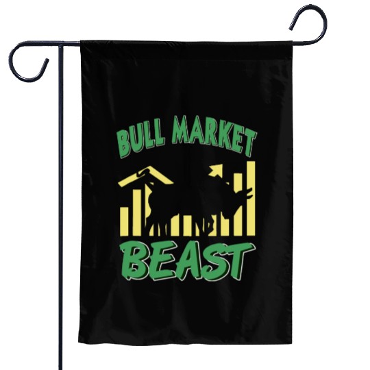 Bull Market Beast Garden Flags