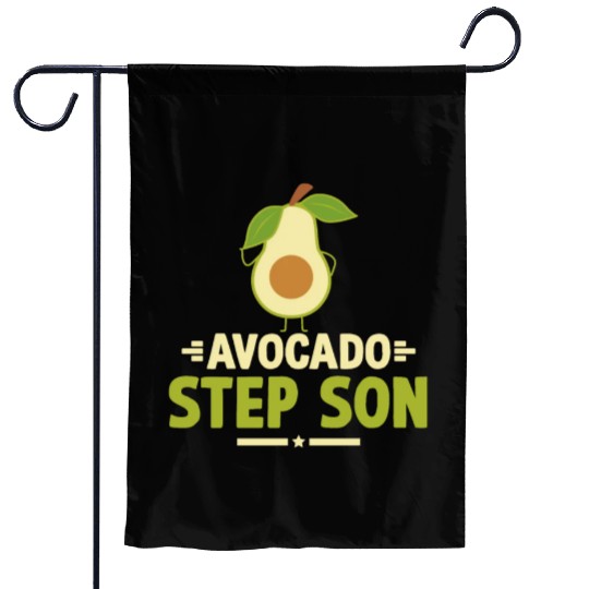Avocado Lover Avocado Funny Avocado Step Son Gift Garden Flags