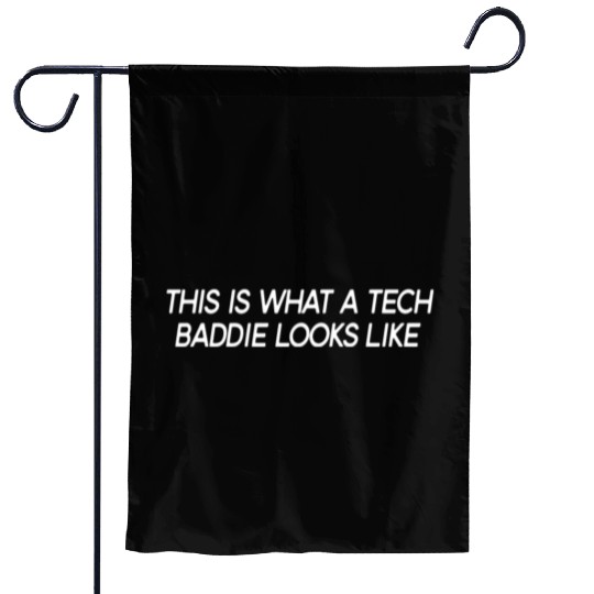 Tech Baddie Women's Coder Programmer STEM Girls Garden Flags