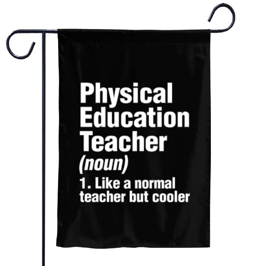 Physical Education Teacher Cooler PE Gym Coach Garden Flags