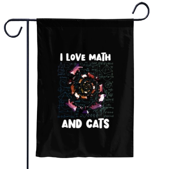 Math Kitty Cat I Love Math And Cats Mathematics Garden Flags