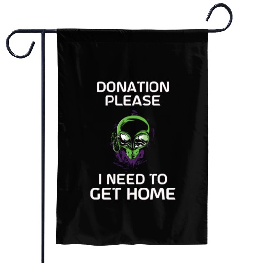 Alien Gift Extraterrestrial UFO AREA 51 Sci-fi Garden Flags