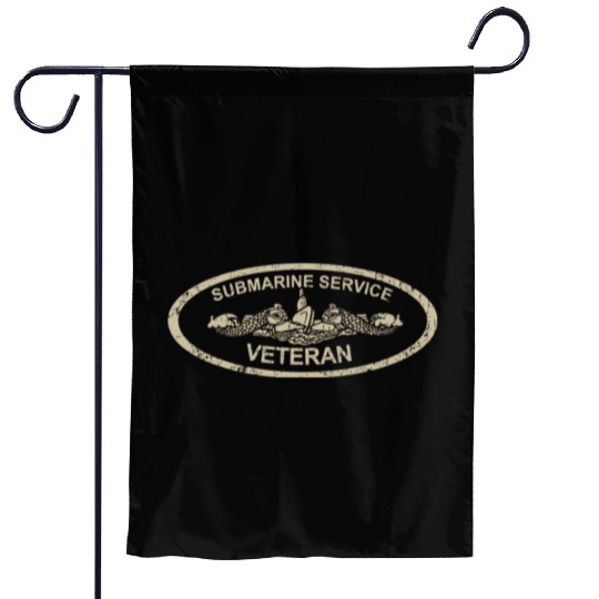 Vintage Us Navy Submarine Service Veteran T Garden Flags