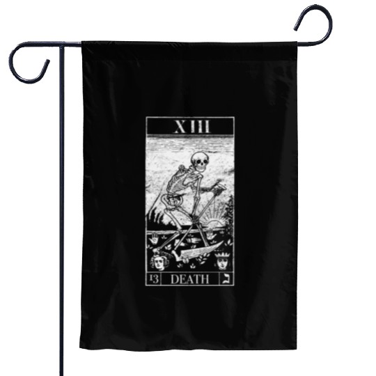 Blackcraft The Grim Reaper Vintage Death Tarot Car Garden Flags