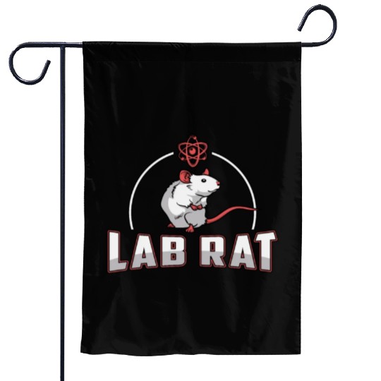 Lab Tech Lab Rat Laboratory Science Technician Garden Flags
