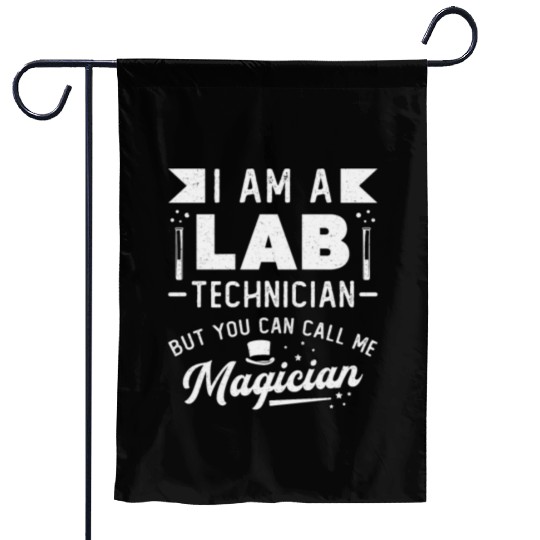 I Am A Lab Technician Science Laboratory Tech Garden Flags