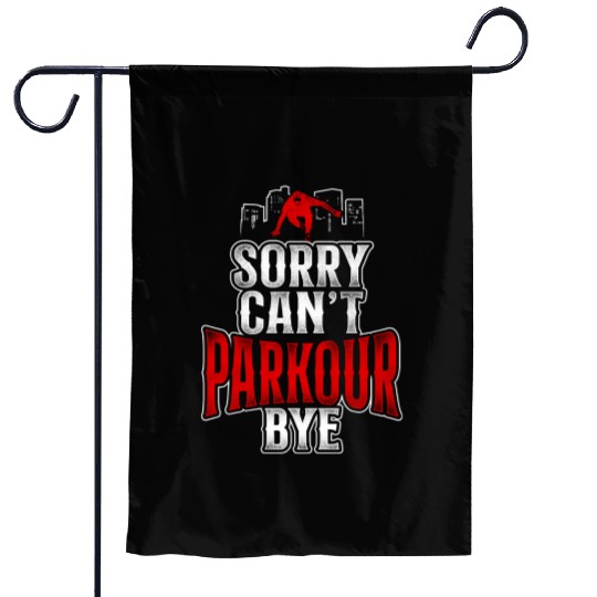 Parkour Free Running Traceur Garden Flags