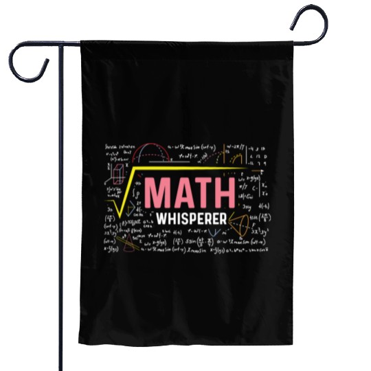 Math Whisperer University Professor Gift Garden Flags